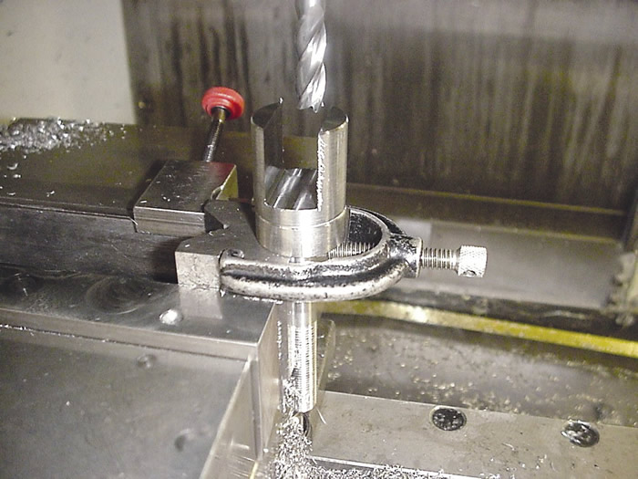 V-blocks provide a quick way to hold cylindrical parts for further machining.