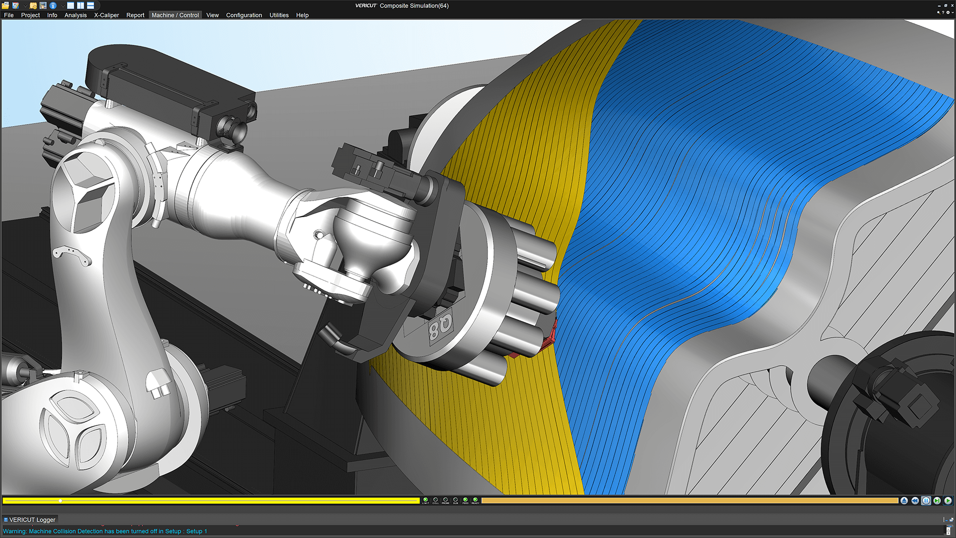 Vericut composite simulation