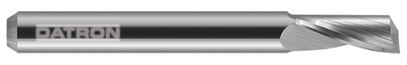 Slow to fast feed rates for single-flute endmills