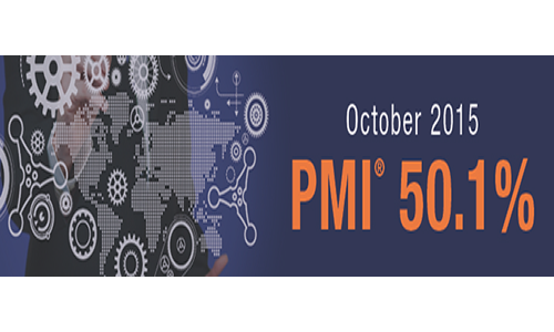 According to the Institute for Supply Management (ISM), the report's overall PMI was 50.1 percent.