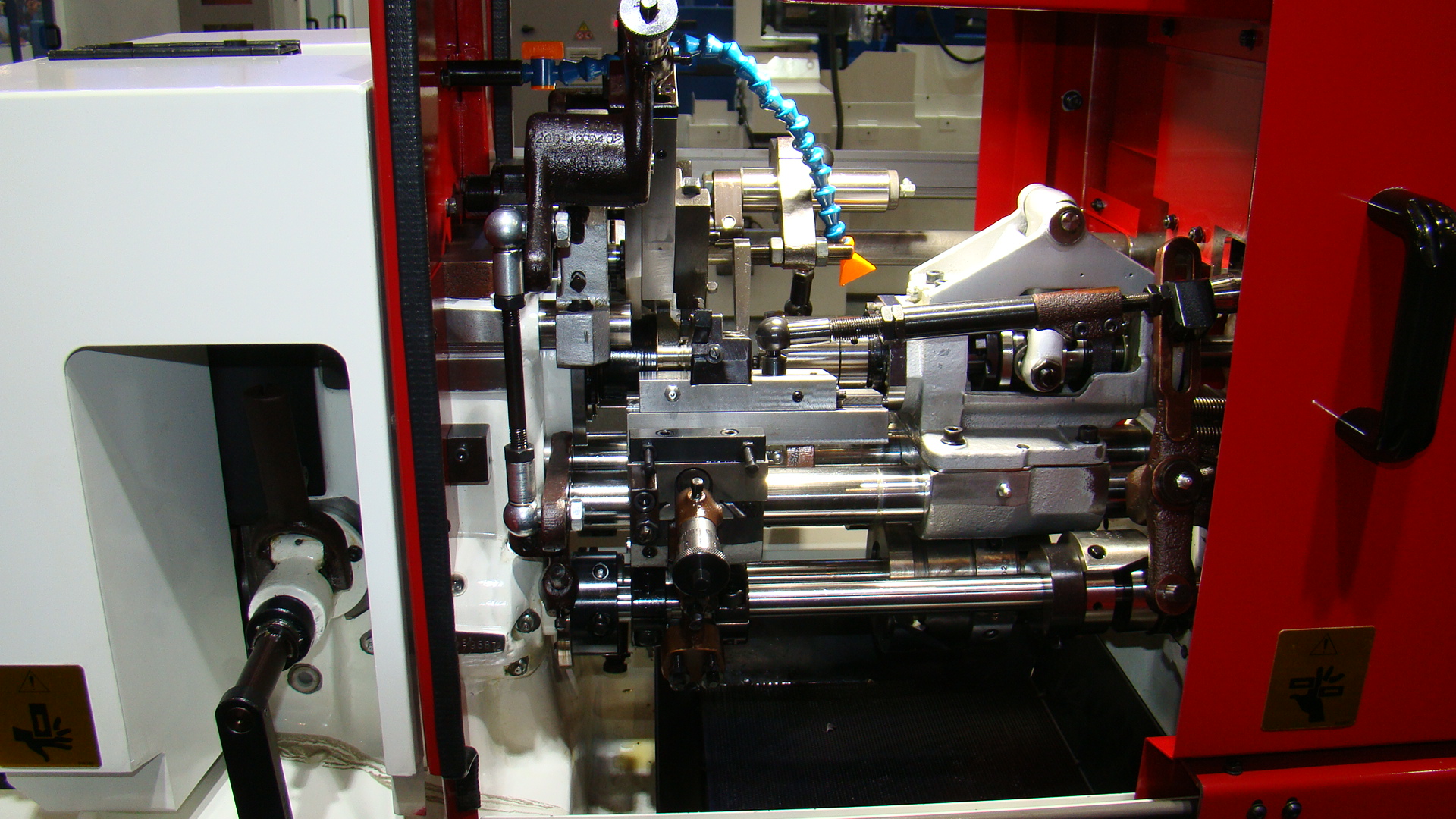 The Ergomat A 25 E automatic lathe is targeted for high-volume production of parts with short cycle times and has a small footprint.