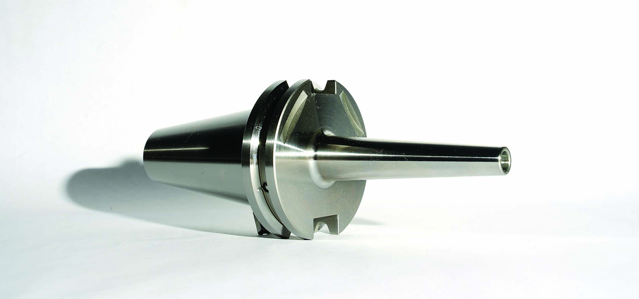 Shrink-fit toolholders provide a very firm grip and can keep up with high spindle speeds. 