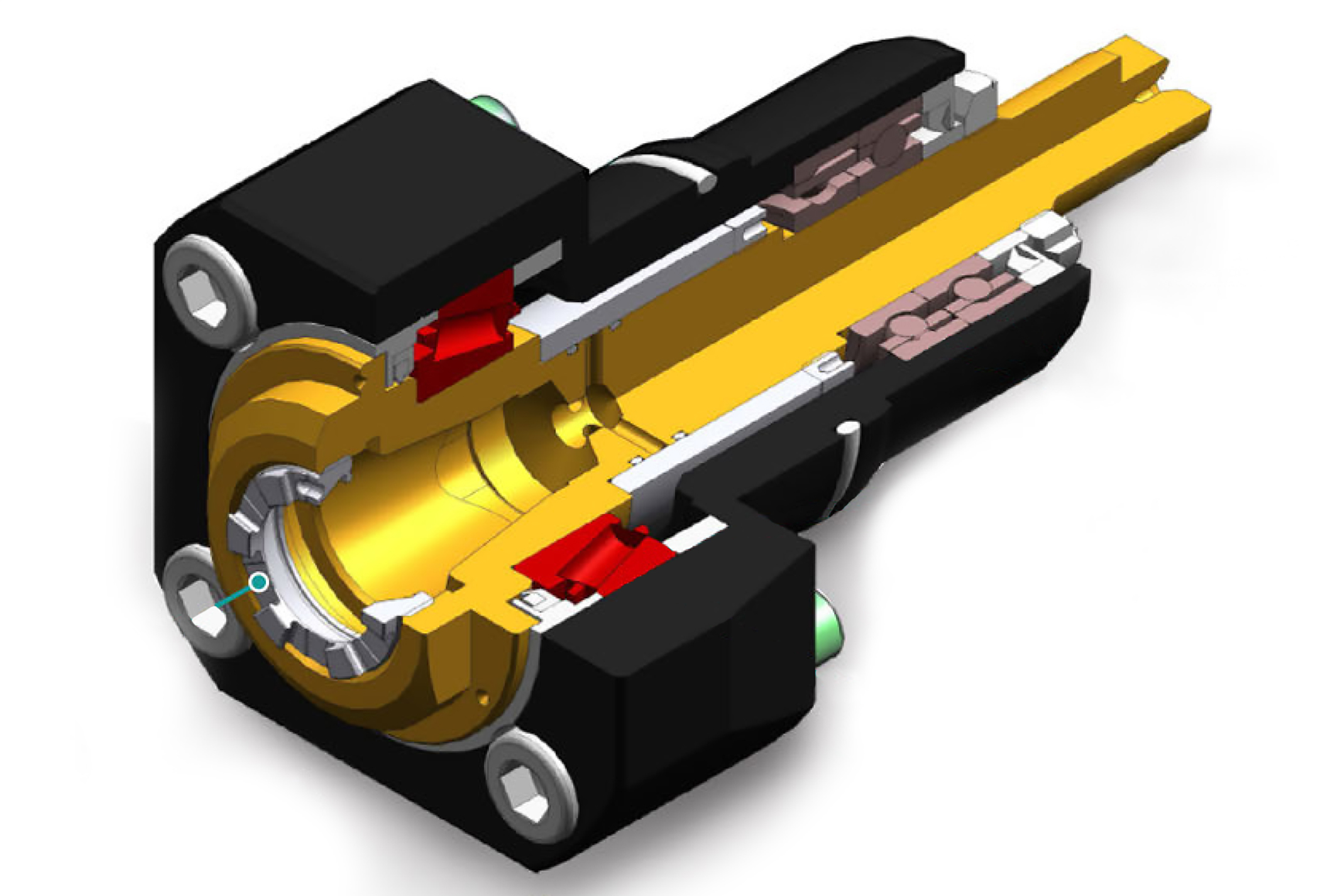 4.	The combination of taper roller bearings and spindle bearings are best for live tool rigidity.