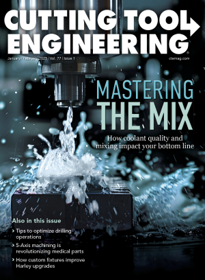 Cutting Tool Engineering Cover January/February 2025 issue cover