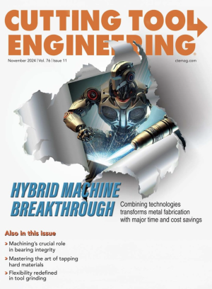 Cutting Tool Engineering Cover November 2024