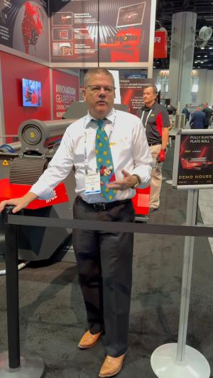 DAVI at FABTECH 2024 – Full Electric Plate Rolling Innovation