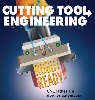 The February issue will include a focus on automation. Cover design by Gina Stehl