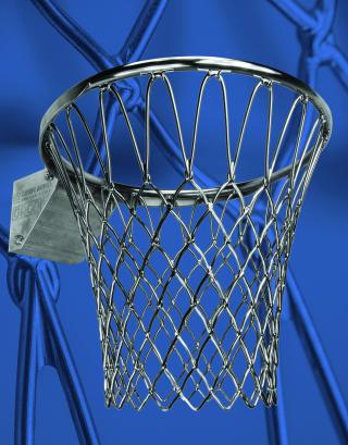 5-axis machining of a basketball net