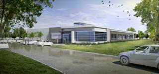 Artist's rendering of Control Gaging's new headquarters.