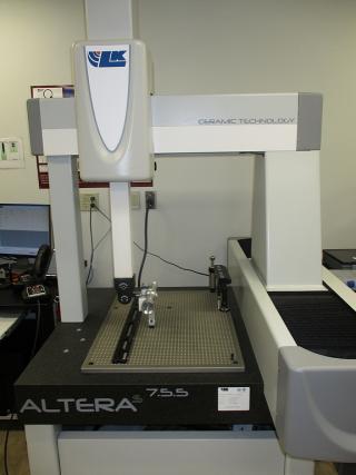 LK Metrology Altera ‘S’ 7.5.5 CMM at Nightforce Optics measuring riflescopes and spotting scopes.