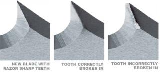 Why and how to break-in bandsaw blades