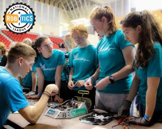 Future workers compete in National Robotics League.