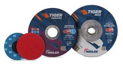 Tiger Ceramic 2.0 and Tiger INOX 2.0 Cutting, Grinding and Combo Wheels Bonded and Coated Abrasives