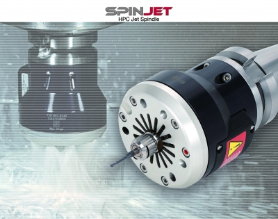 HPC-SpinJet Ramps Up RPMs for Small Cutters with Higher Coolant Pressure  