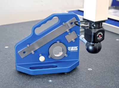 CMM Checking Gage Confirms Accuracy of Measuring Machines After Calibration