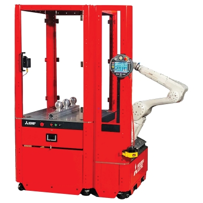 LoadMate Plus Robotic Cell Streamlines Part Loading,  Unloading, Palletizing 