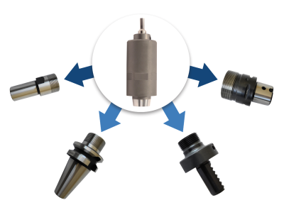 Adjustment-Free, Offset, Rotary Broach Toolholder