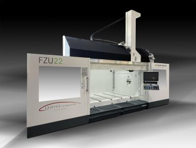 FZU22 Lighter-Weight, 5-axis portal Milling Machine for the machining of Various Workpiece Shapes, Sizes and Materials