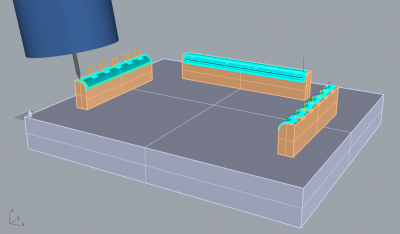 Effective Synchronization, Topology Optimization and Toolpath Planning 