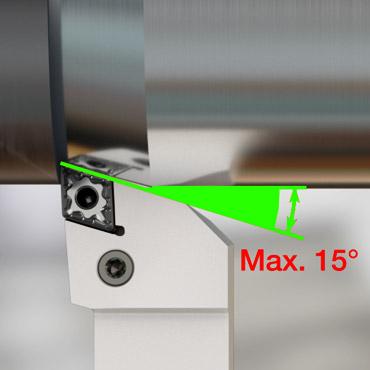 Neoturn is a Multifunction Line of Inserts and Toolholders for External Turning, Face Turning and Profiling Operations