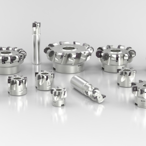 Milling Tools With Pressed, Radial ISO Indexable Inserts