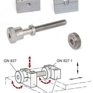 Stainless Steel Adjusting Screws With an Adjustment Scale 