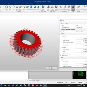 Upgraded Metrology Software Automatically Inspects Gears 