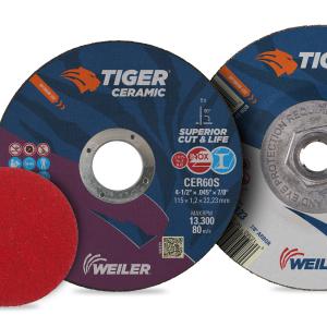 Tiger Ceramic 2.0 and Tiger INOX 2.0 Cutting, Grinding and Combo Wheels Bonded and Coated Abrasives