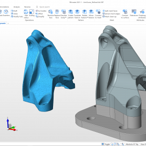 Streamlines Reverse Engineering from Metrology to Manufacturable Parts 