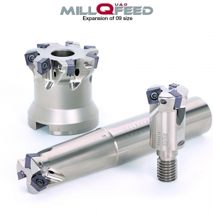 MillQuadFeed with New Grades and Cutter Bodies to Further Enhance High Feed Milling Capability