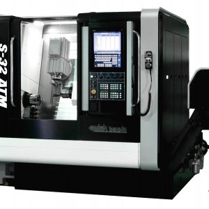 Quicktech S-32 ATM 9-Axis Twin-Spindle Mill-Turn Center