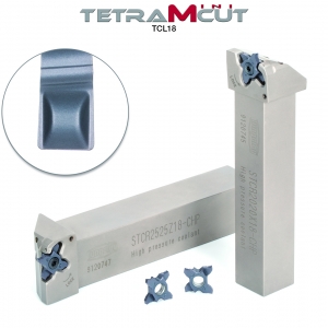 TetraMini-Cut Grooving Inserts With TCL18 Chipbreaker