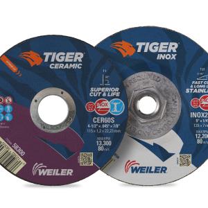 Tiger Ceramic and INOX 2.0 Cutting, Grinding and Combo Wheels