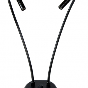 Free-Standing, Dual, Gooseneck LED Lamp
