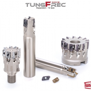 12 Inserts and Associated Cutter Bodies Added to TungForce-Rec Square Shoulder Milling Cutter Series