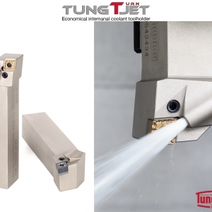 TungTurn-Jet Toolholder With Streamlined Coolant Nozzle Design