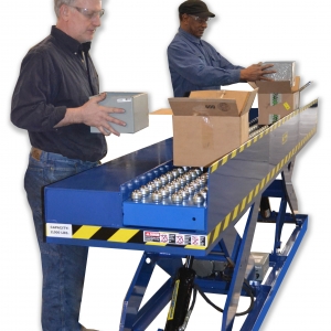 Packing Stations with Integral Conveyors 