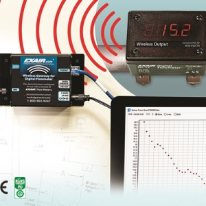 Digital Flowmeters with Wireless Capability Measure Air Usage