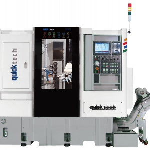 Quicktech i-42 ROBO and i-60 ROBO 4-axis Mill-Turn Centers