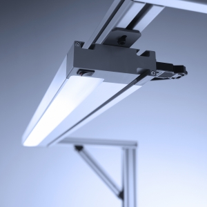 WLA Overhead Solution for Lighting Benches and Assembly Areas