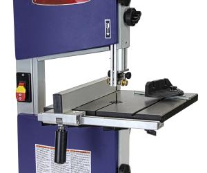 10-inch Vertical Metal Cutting Band Saw Features Solid Cast Iron Table Surface