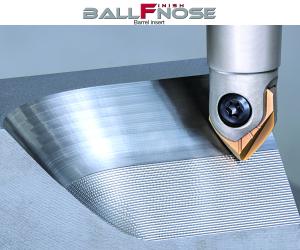 BallFinishNose Barrel-Style Inserts Help Improve Productivity of 5-Axis Machining