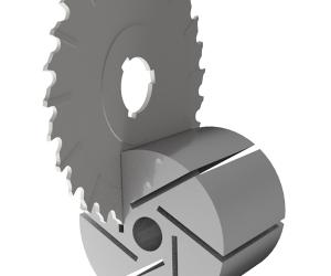 Milling Cutters are Ideal for Grooving Vane and Turbo Pump Rotors 