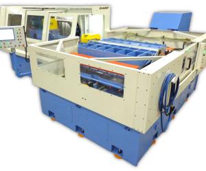DeHoff 3060 Single-Axis Boring Machine Used in Railroad Manufacturing Supply Chain.