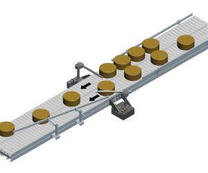 FlexMove Side Acting Merge Module Mechanical Dual Merge Gate