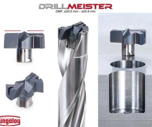 DrillMeister Diameter Range Expanded for Flat Bottom Hole Drilling