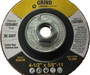Fastt-Grind Ceramic Discs for use on High-Speed, Right-Angle Grinders