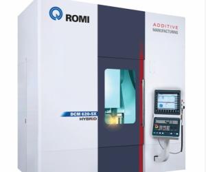 DCM 620-5X Hybrid Vertical Machining Center Allows  5-Axis Additive or Subtractive Machining 