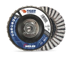 Tiger Aluminum Flap Discs Featurea Paired Flap Design for Grinding Aluminum
