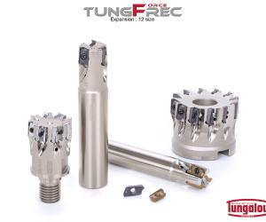 12 Inserts and Associated Cutter Bodies Added to TungForce-Rec Square Shoulder Milling Cutter Series